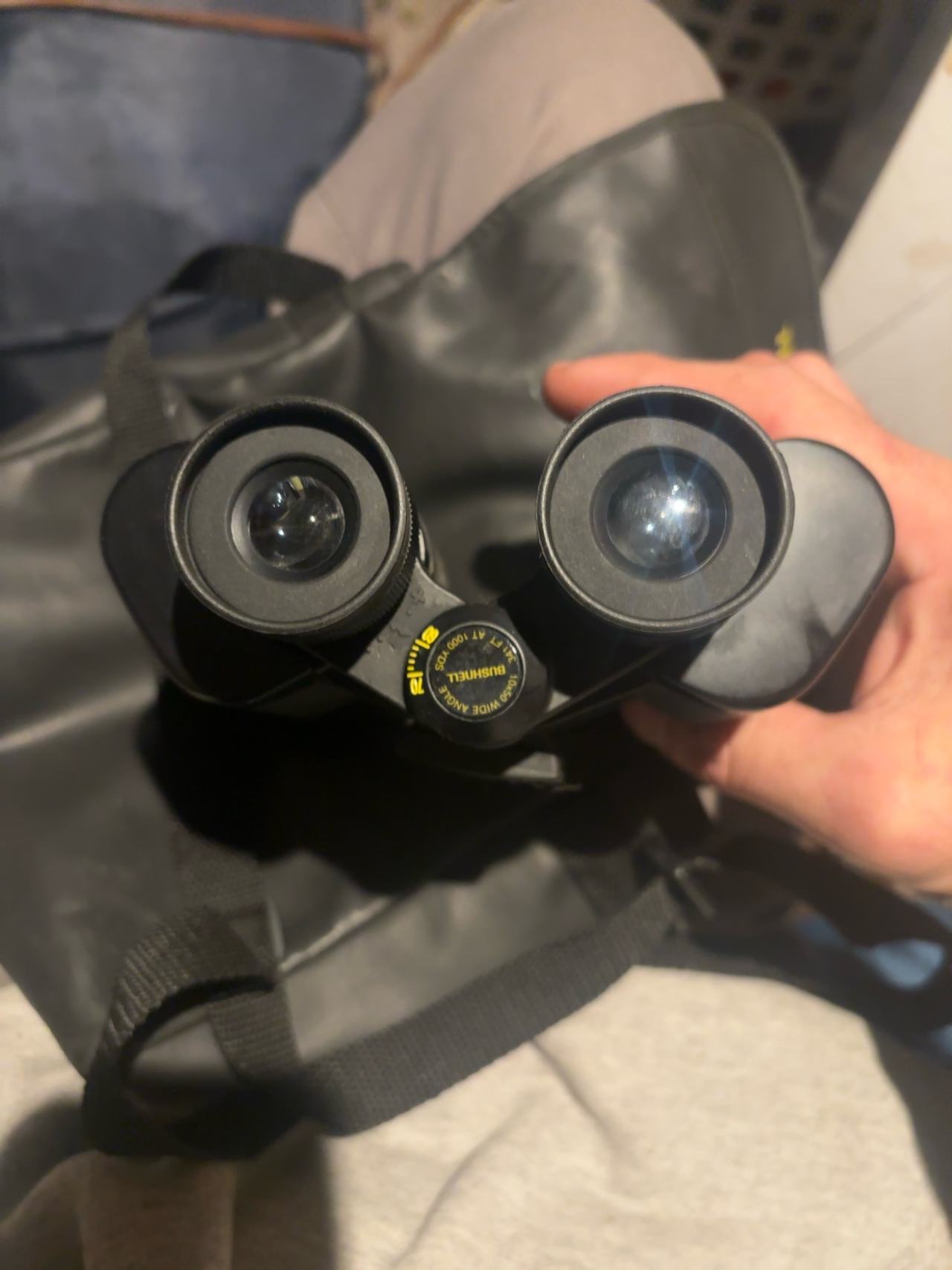 Bushnell PowerView 13-1056 Wide Angle Black Binoculars 10x50