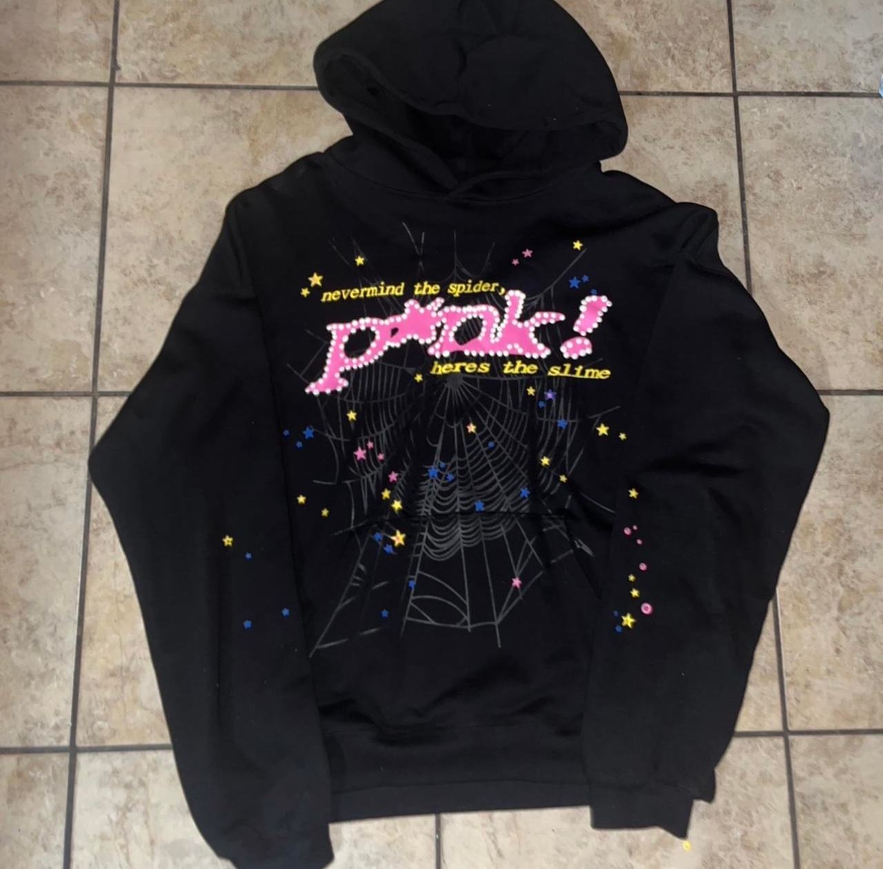 Pink! Nevermind the Spider Hoodie (sp5der rep)