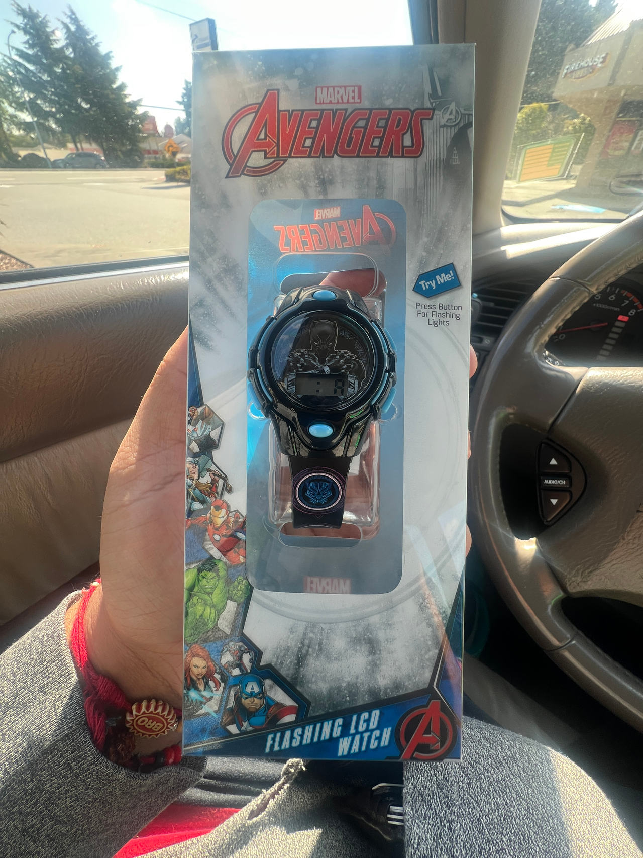 Marvel Avengers Flashing LCD Watch