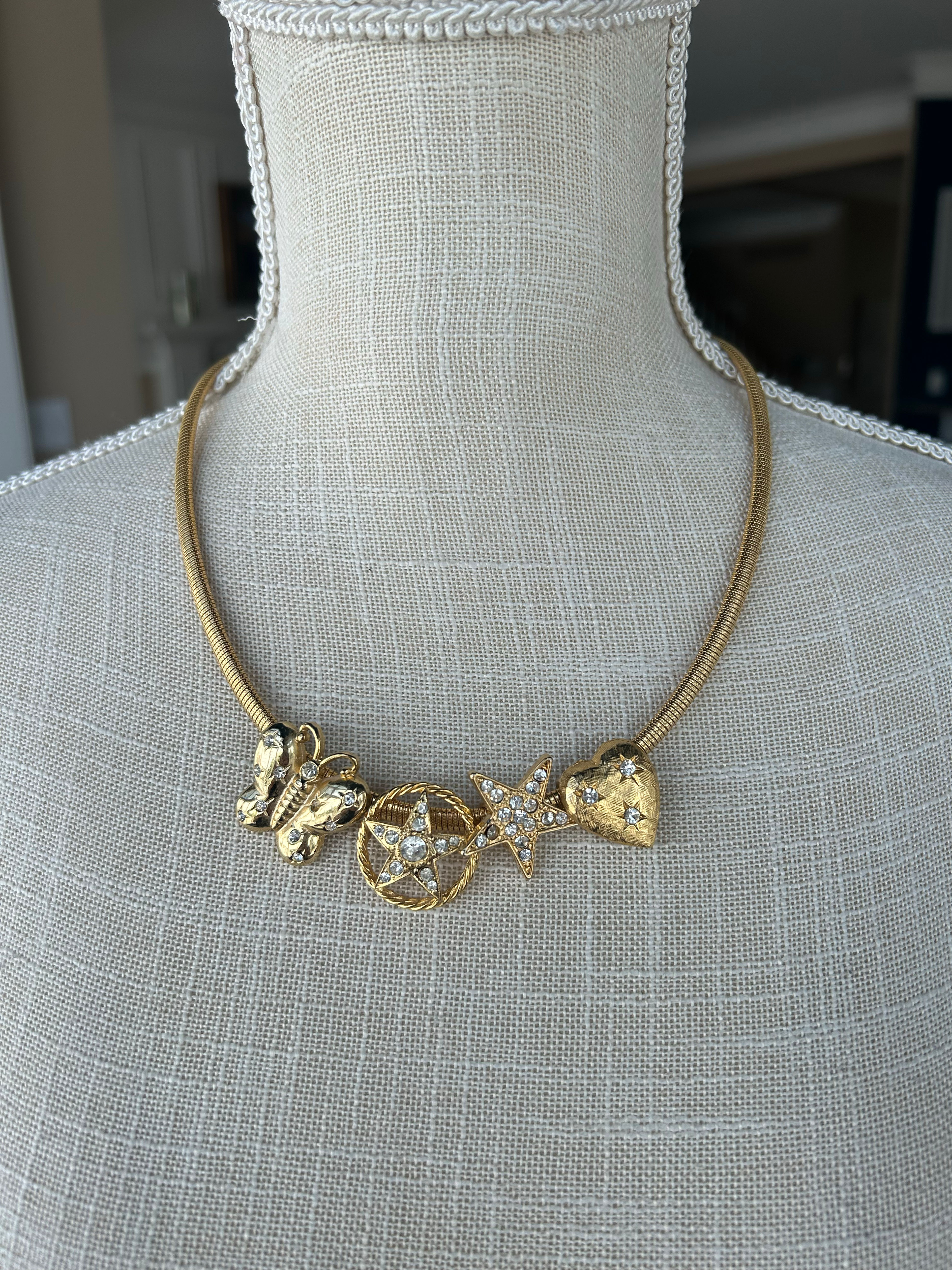 Gold Charm Necklace