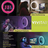 Vivitar Creator Series 18" Full Color Ring Light Set - Image 4
