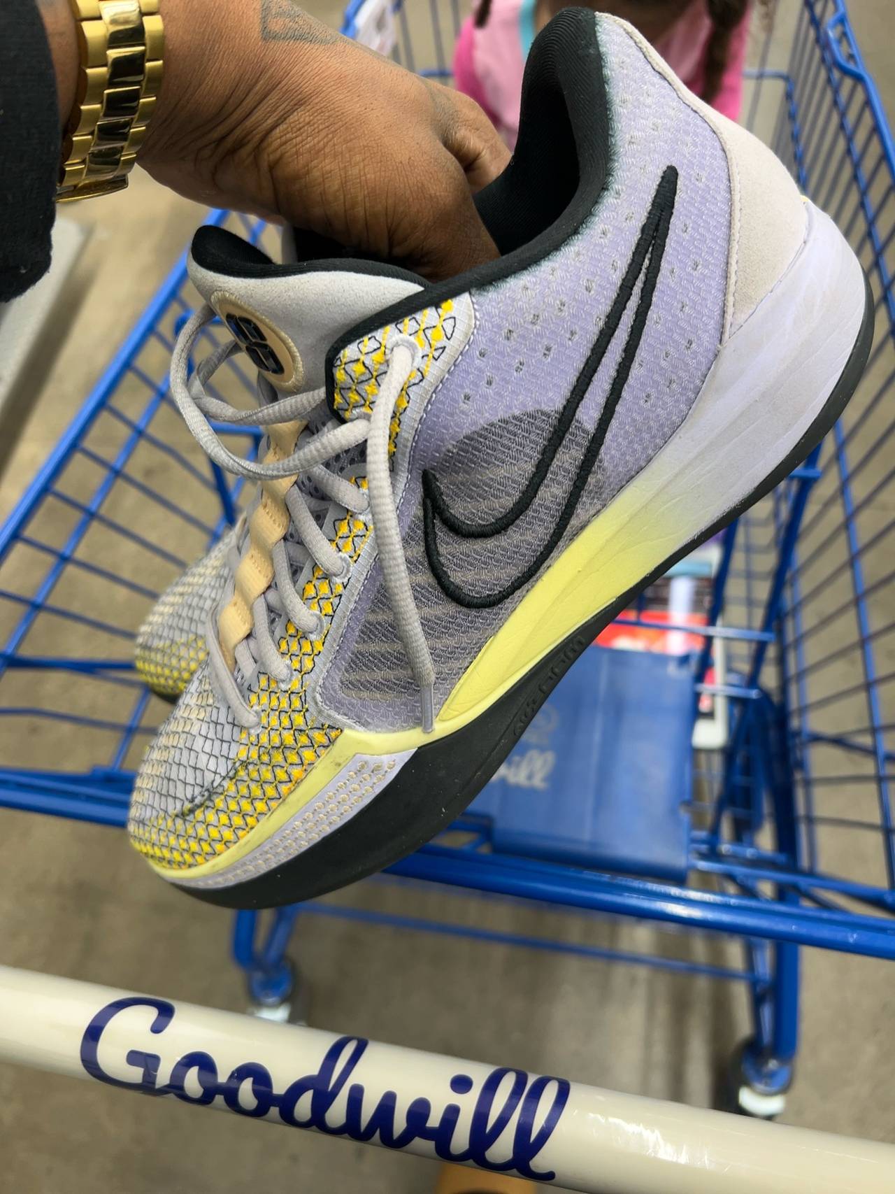 Nike Sabrina 1 Spark Women's Purple/Yellow Basketball Shoes