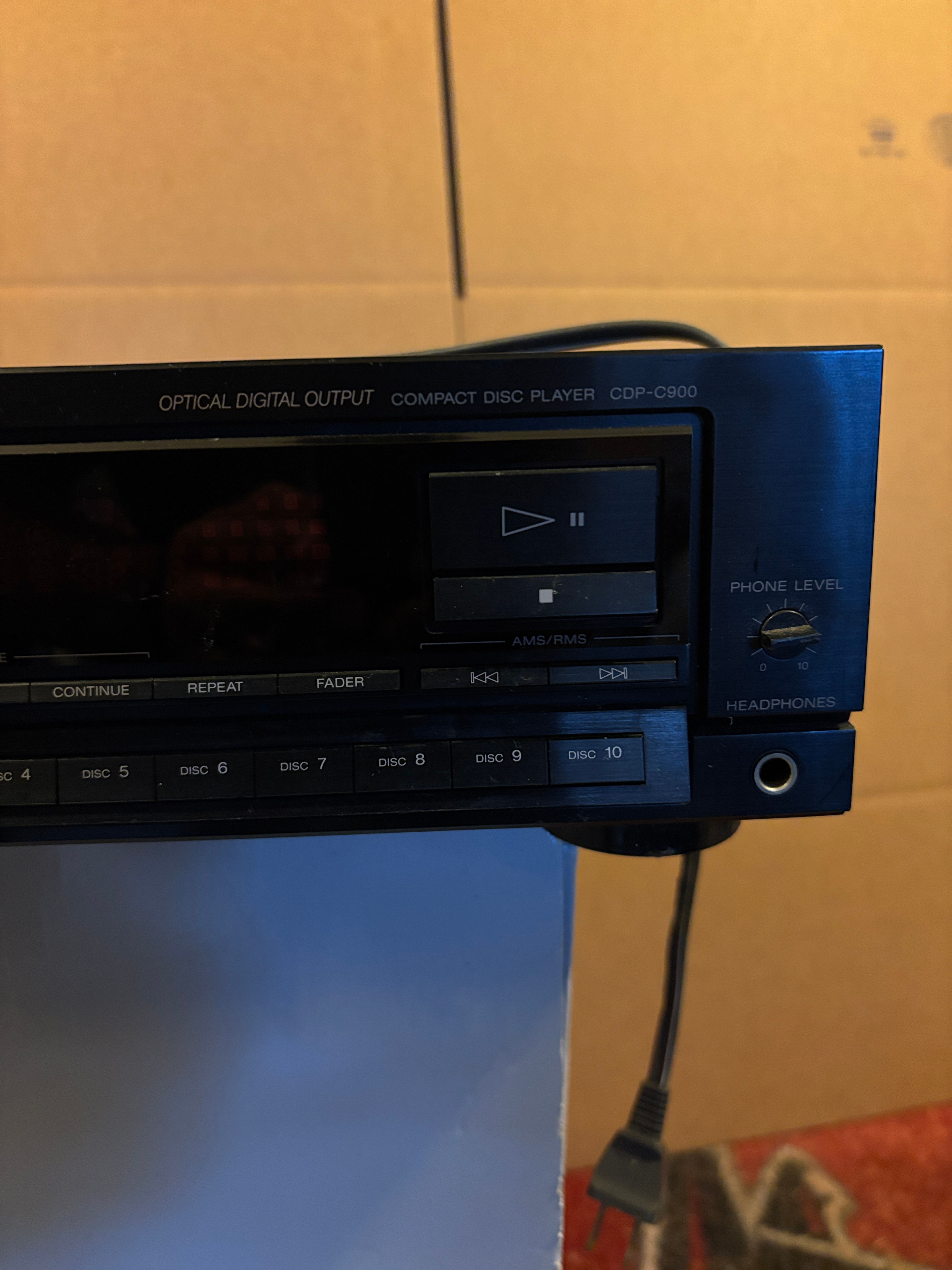 Sony CDP-C900 10-Disc Compact Disc Player