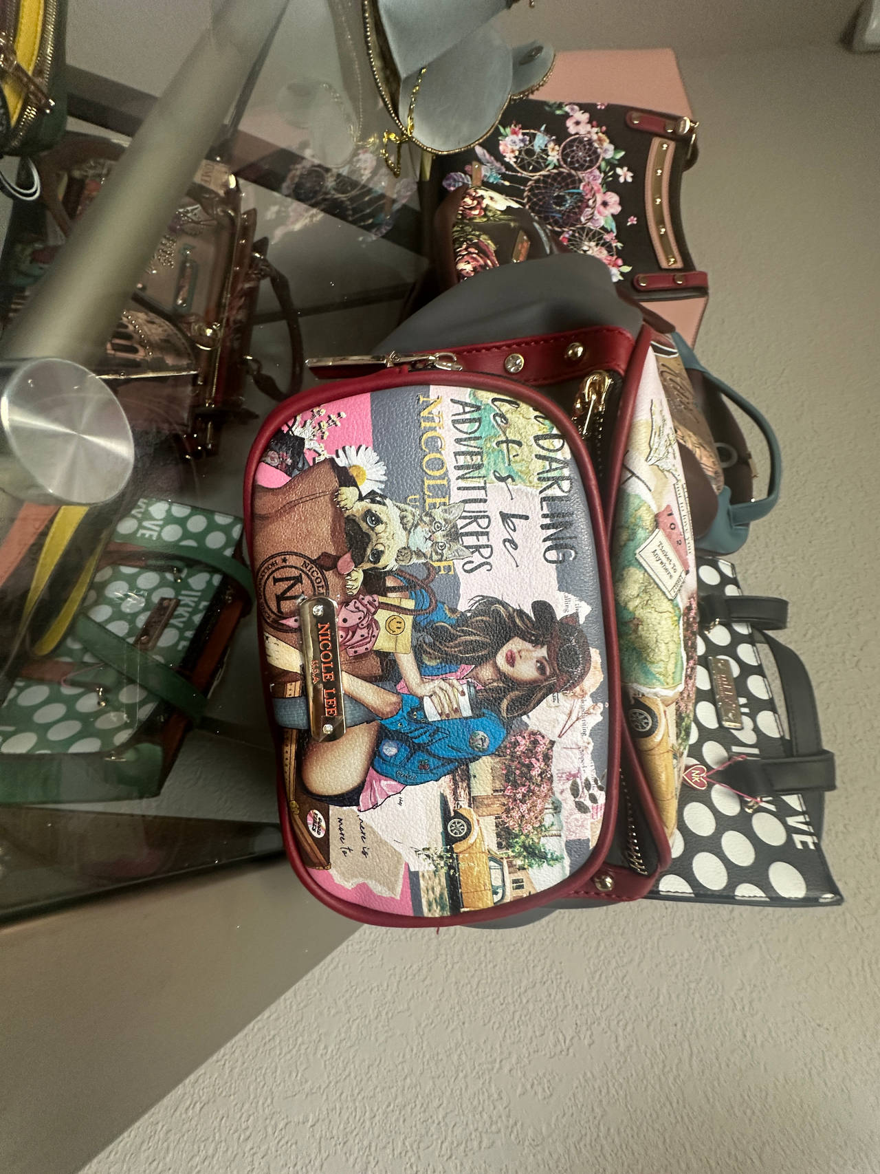Nicole Lee Darling Let's Be Adventurers Crossbody Bag