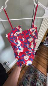 Anthropologie Floral Ruffle Wrap Top - Image 2
