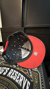 New Era Chicago Bulls 9FIFTY NBA Snapback Hat Black/Red Logo - Image 3