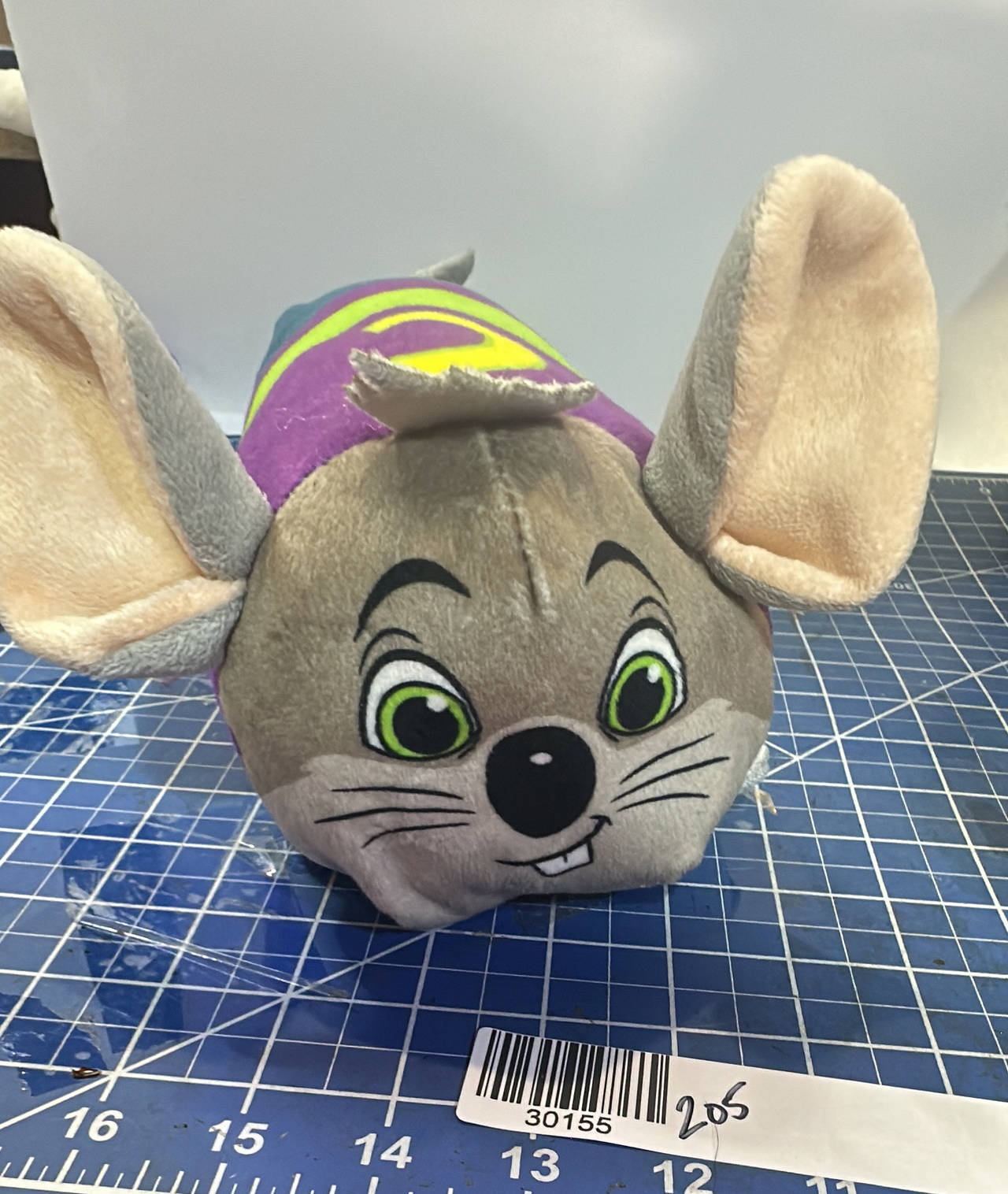 Chuck E. Cheese Stackable Plush Toy