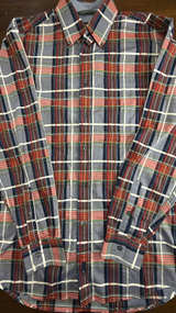 Zegna Sport Men's Plaid Button-Down Shirt Medium - Image 1