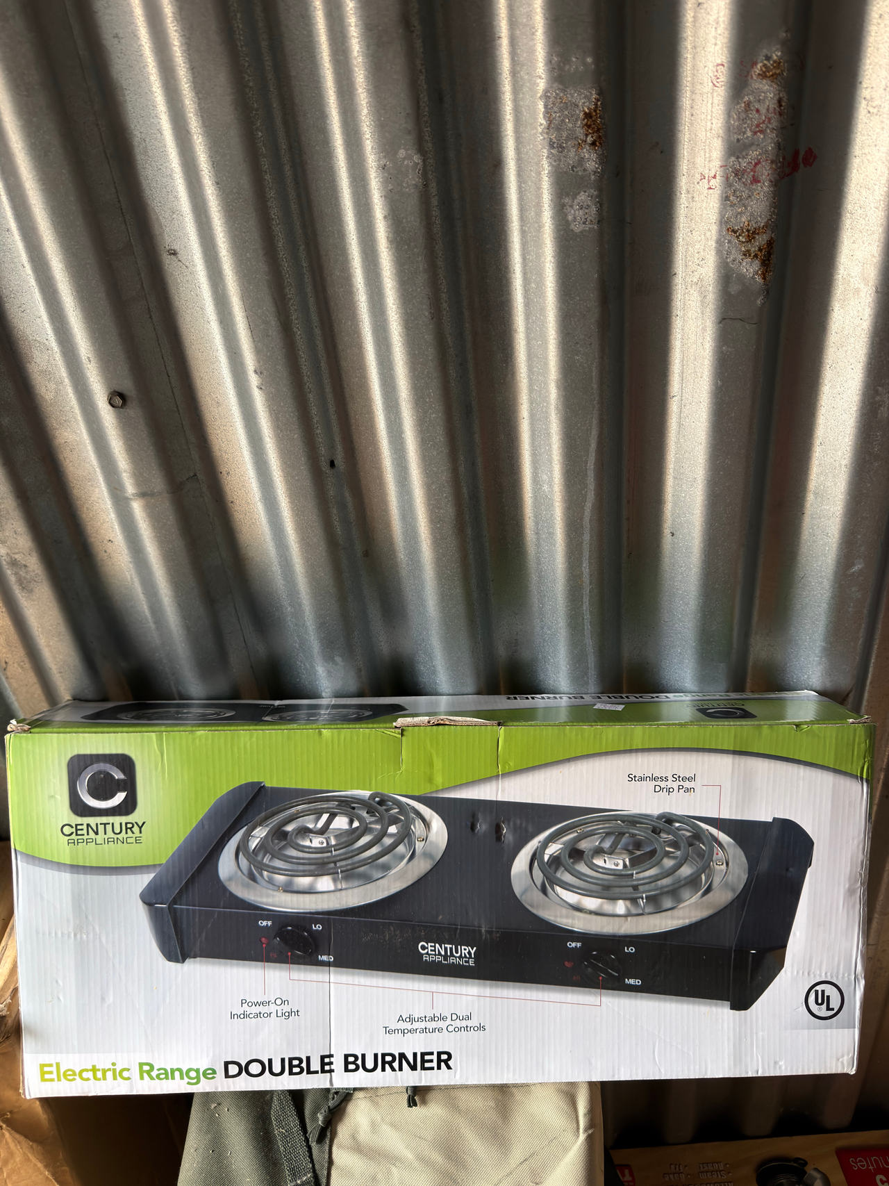 Century Appliance Electric Range Double Burner