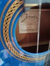 Johnson Acoustic Guitar Blue Burst - Image 3