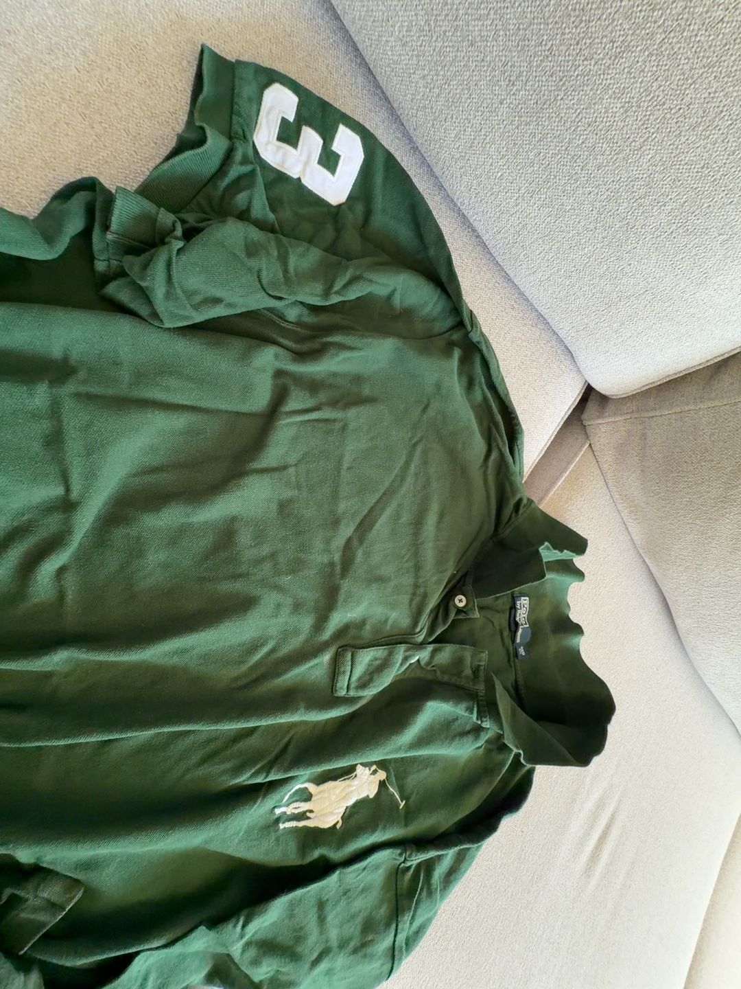 6XB BIG Ralph Lauren Big Pony Polo Shirt Green