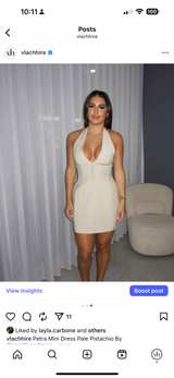 CAMILLA AND MARC - PETRA MINI DRESS - SIZE 8 - RPP $550 - PISTACHIO COLOUR

 - Image 4