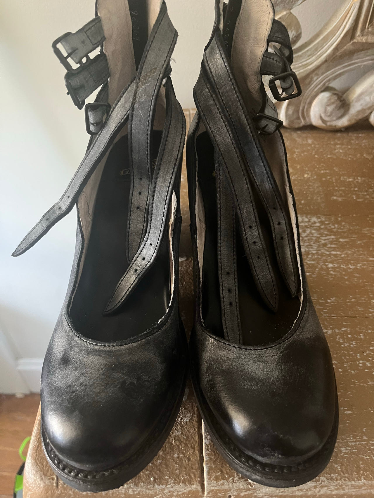 Ann Demeulemeester Buckle Strap Shoes