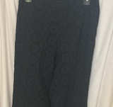 WilliSmith Black Eyelet Wide-Leg Pants - Image 1