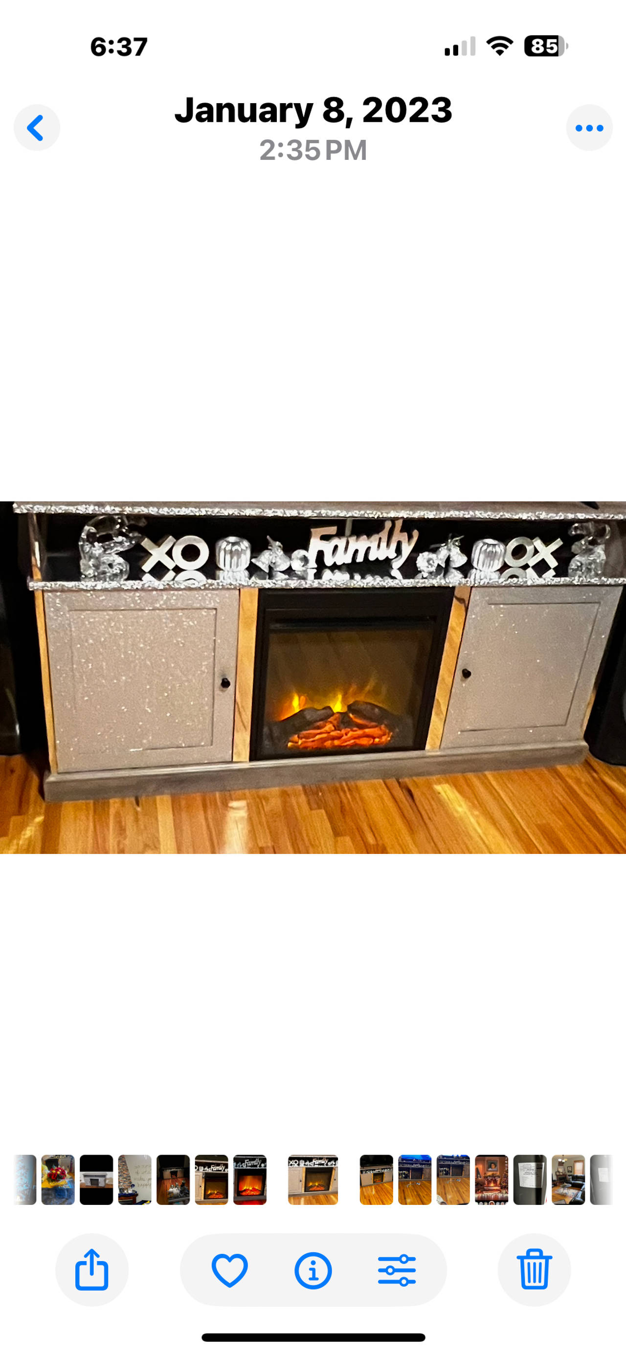 Electric Fireplace TV Stand