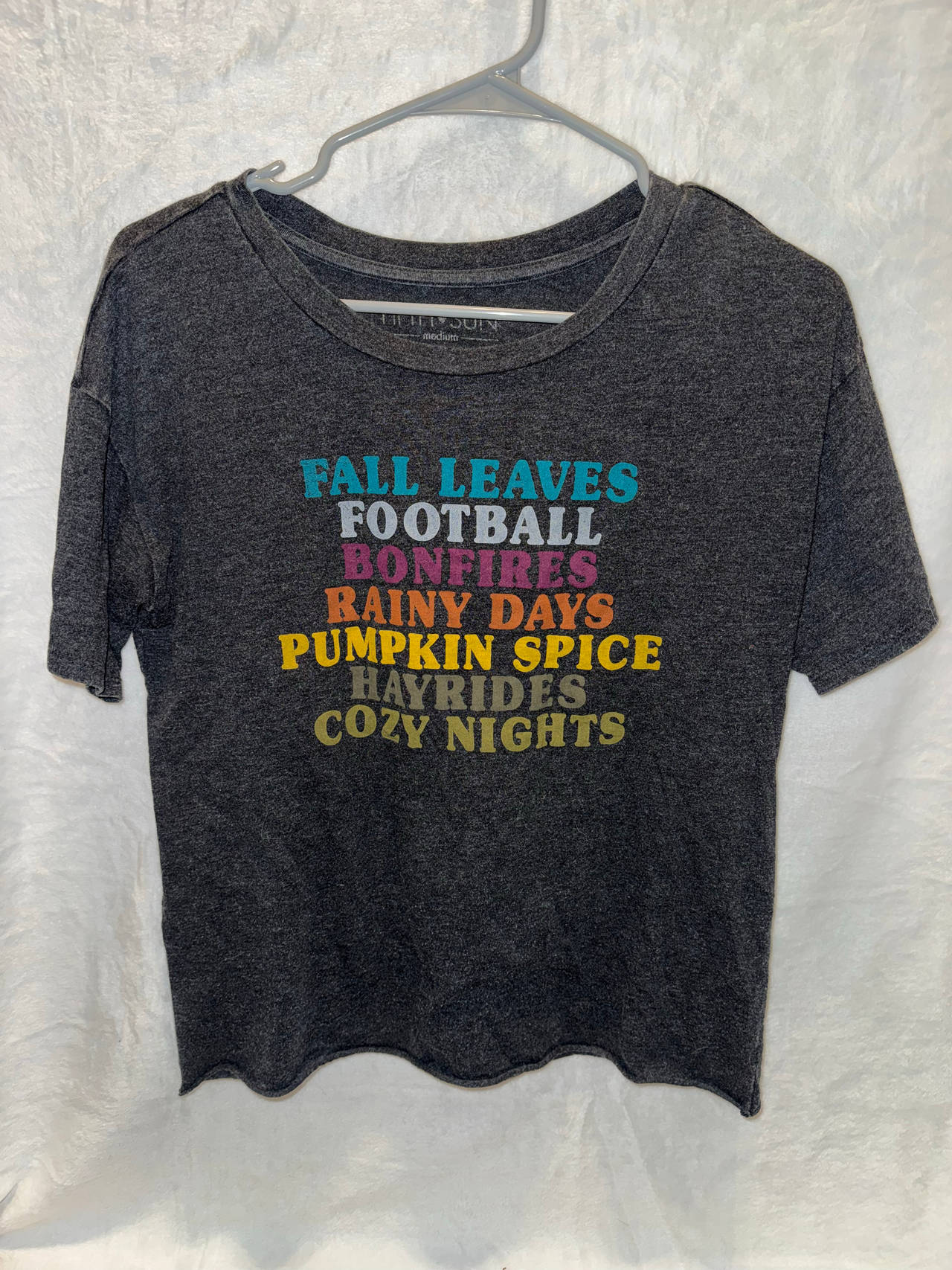 Fifth Sun- Graphic Fall Theme T-Shirt