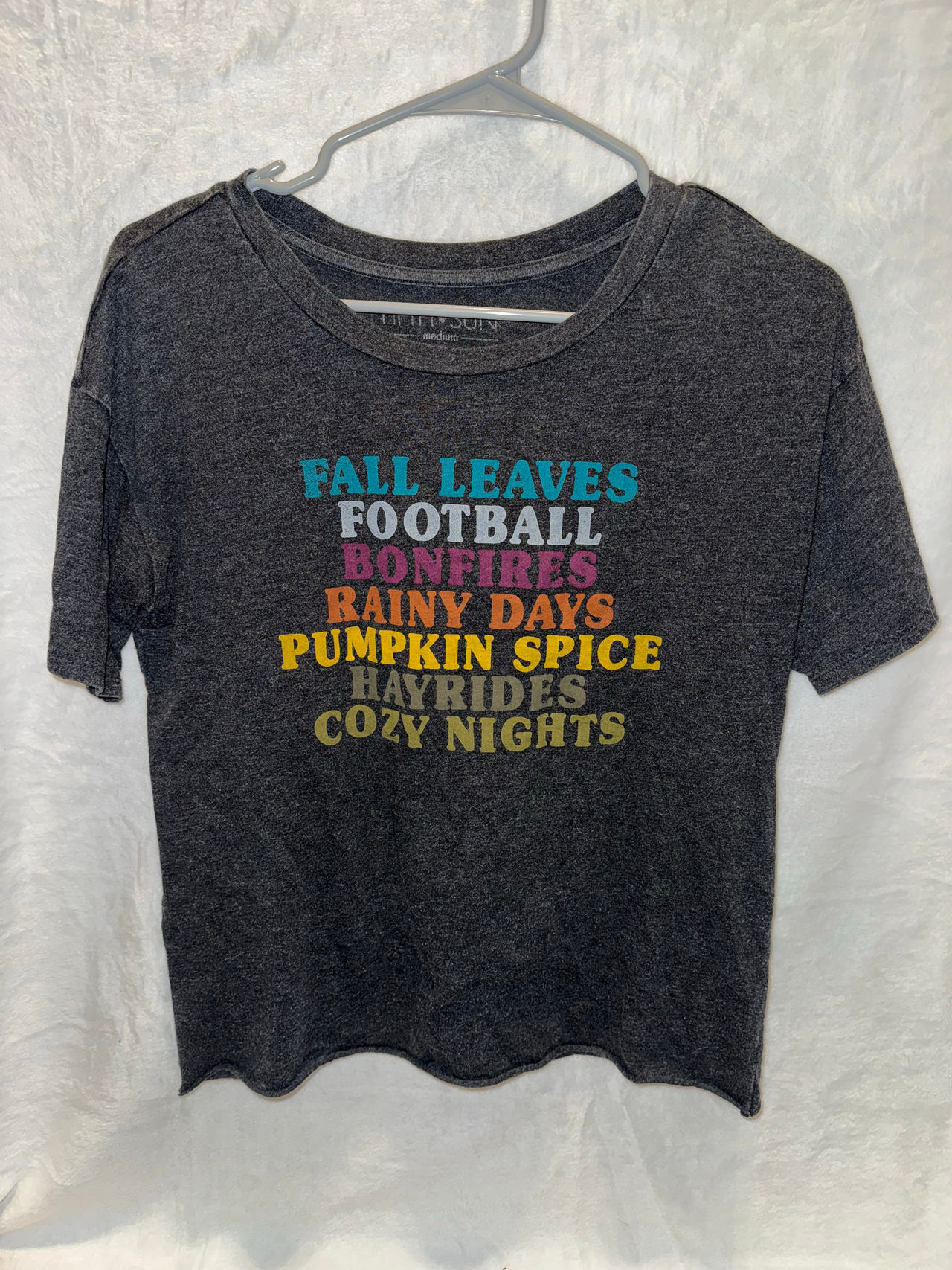 Fifth Sun- Graphic Fall Theme T-Shirt