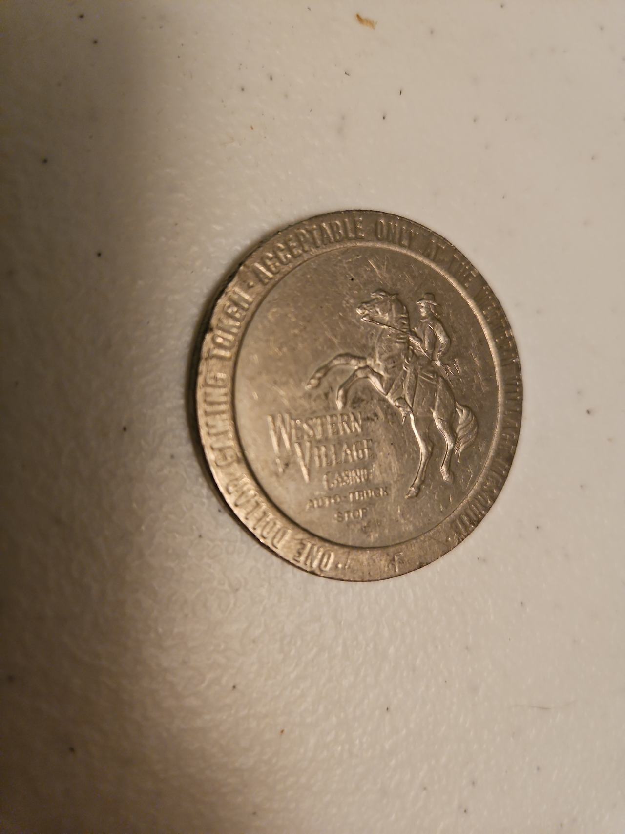 Western Village Casino One Dollar Gaming Token