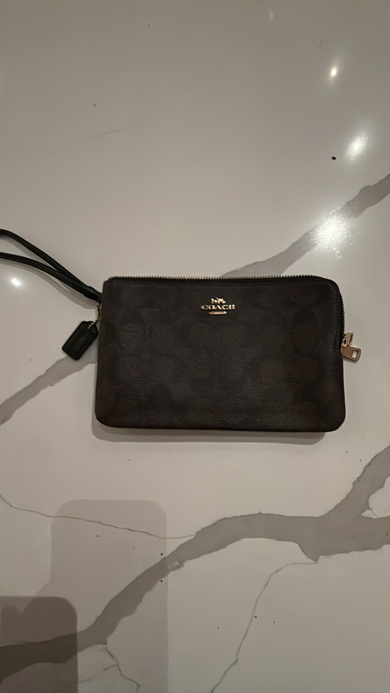 Coach Signature Wristlet