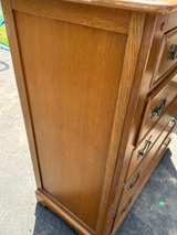 Vintage 7-Drawer Oak Dresser - Image 5