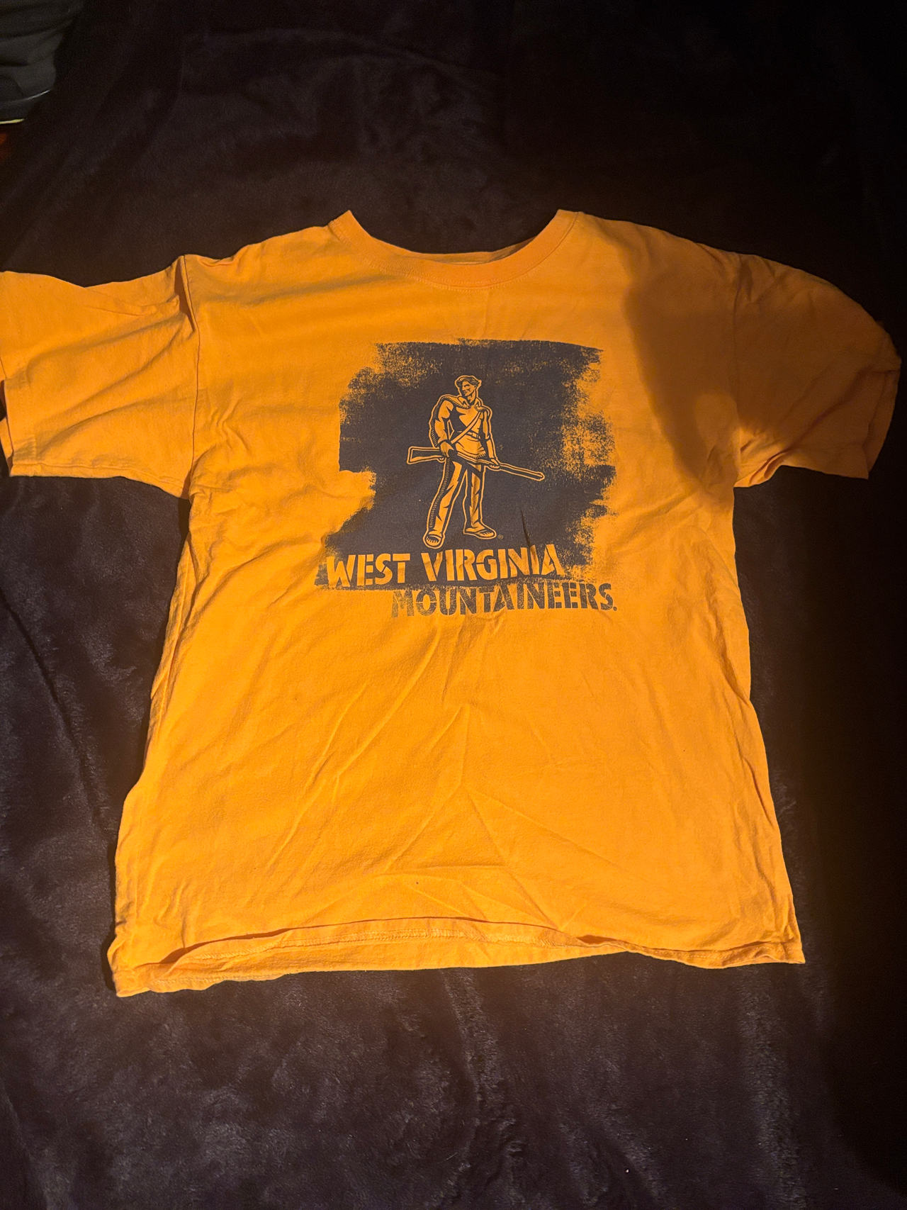 West Virginia Mountaineers Gold T-Shirt