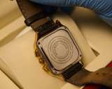 Bronzo Italia Gold-Tone Square Chronograph – Swiss Parts, Roman Dial - Image 3