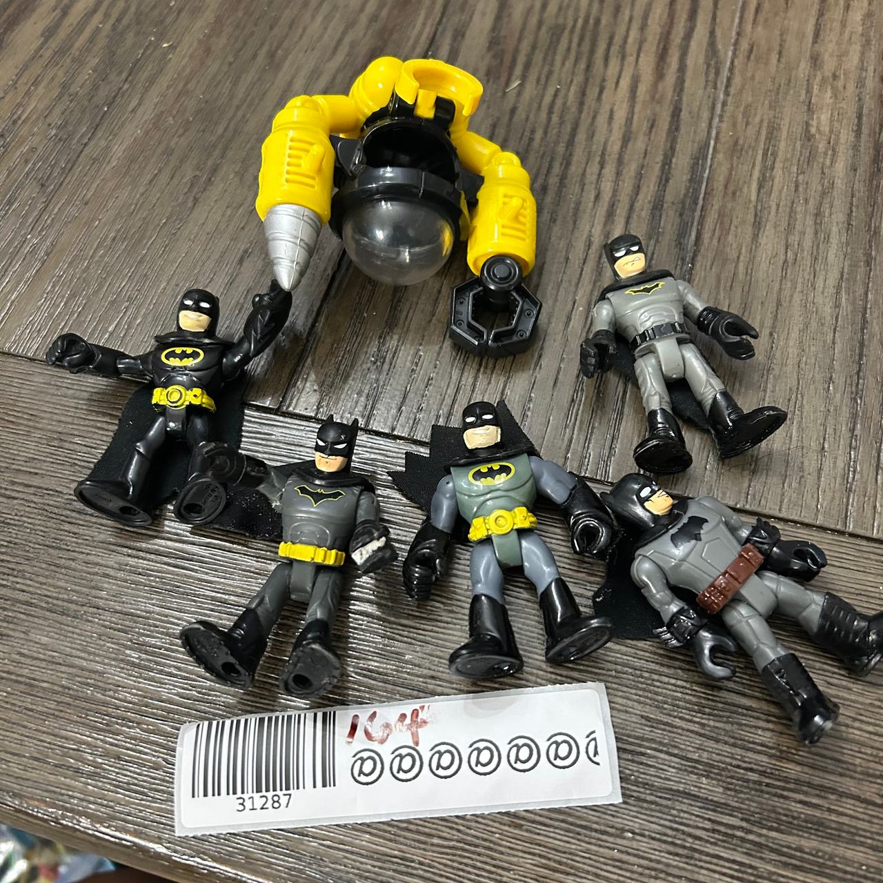 Fisher-Price Imaginext DC Super Friends Batman Figures and Mech Suit Lot