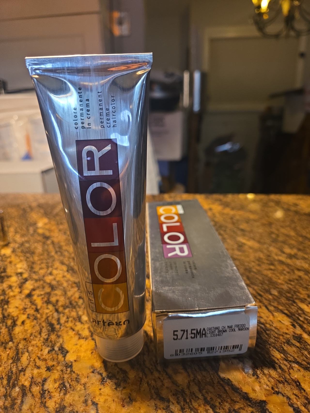 Artego It's Color Permanent Haircolor 5.71SMA Light Brown Cool Maroon