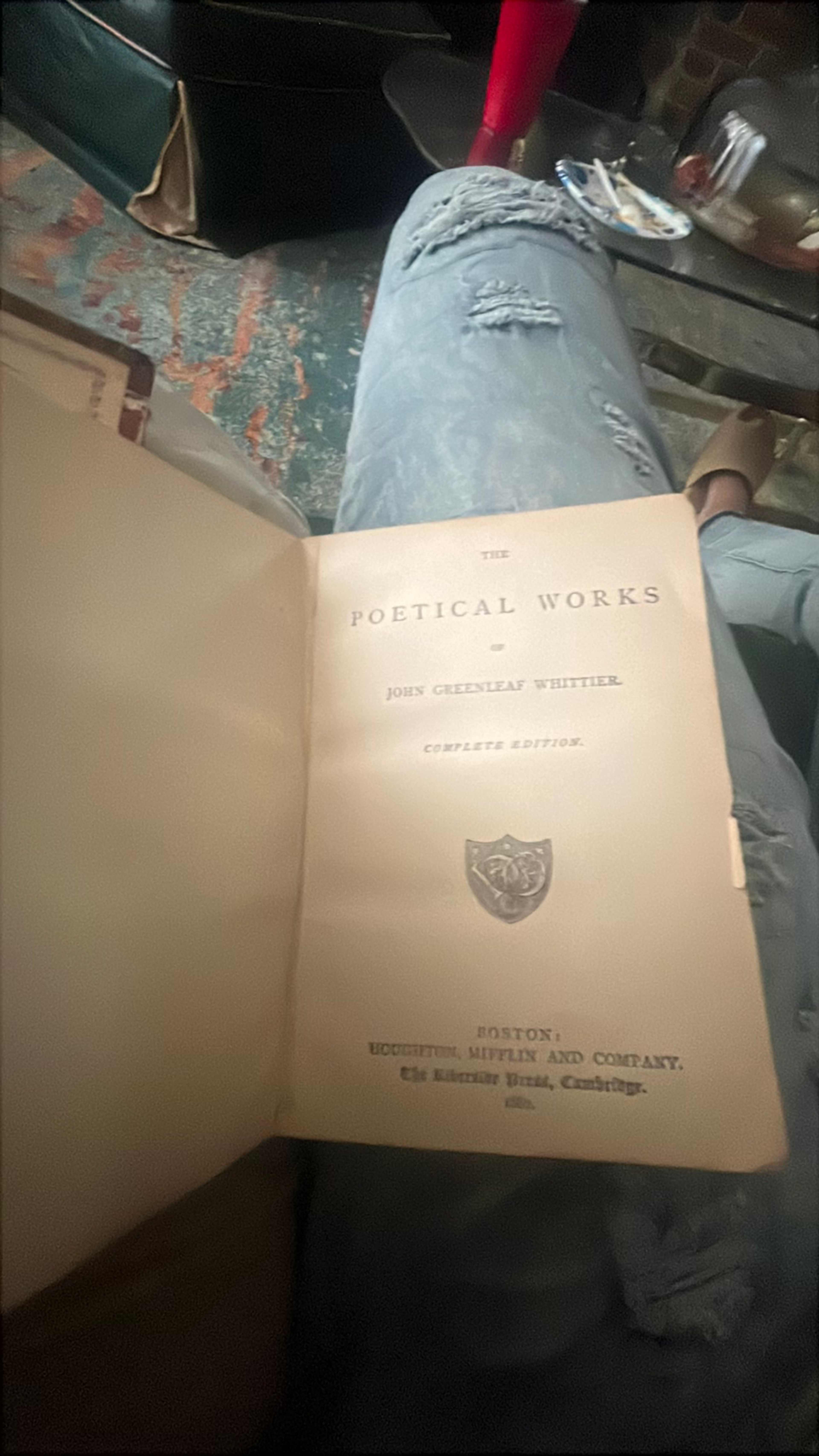 Antique Leather-Bound Classic Book - Image 2