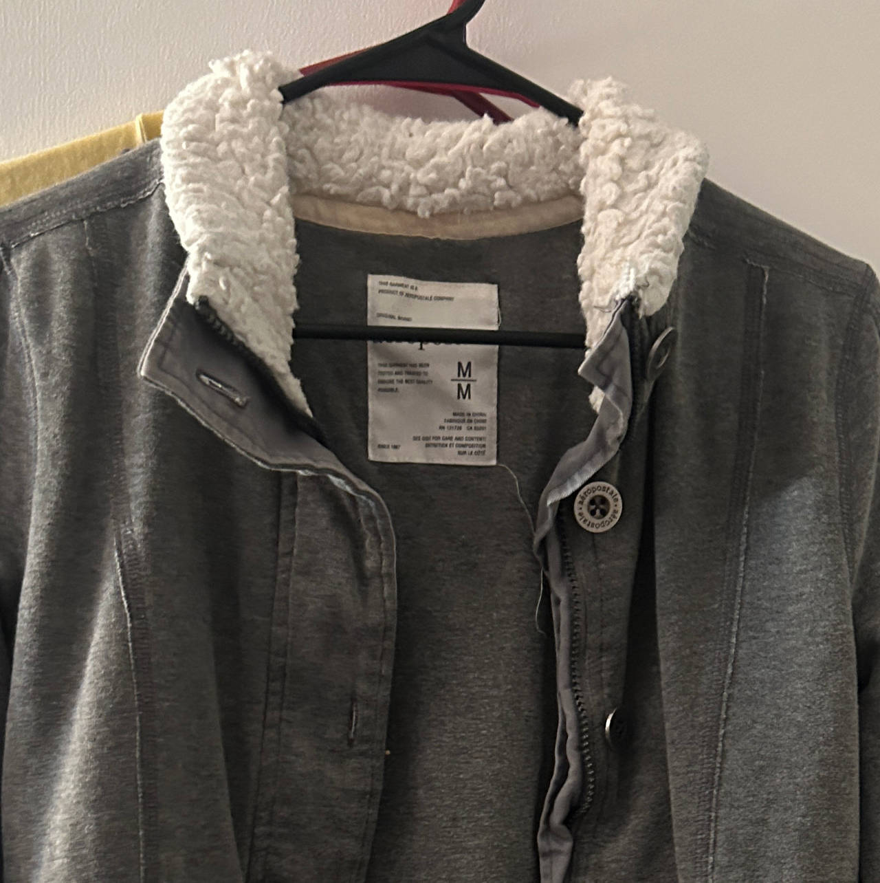 Aeropostale Sherpa Lined Jacket