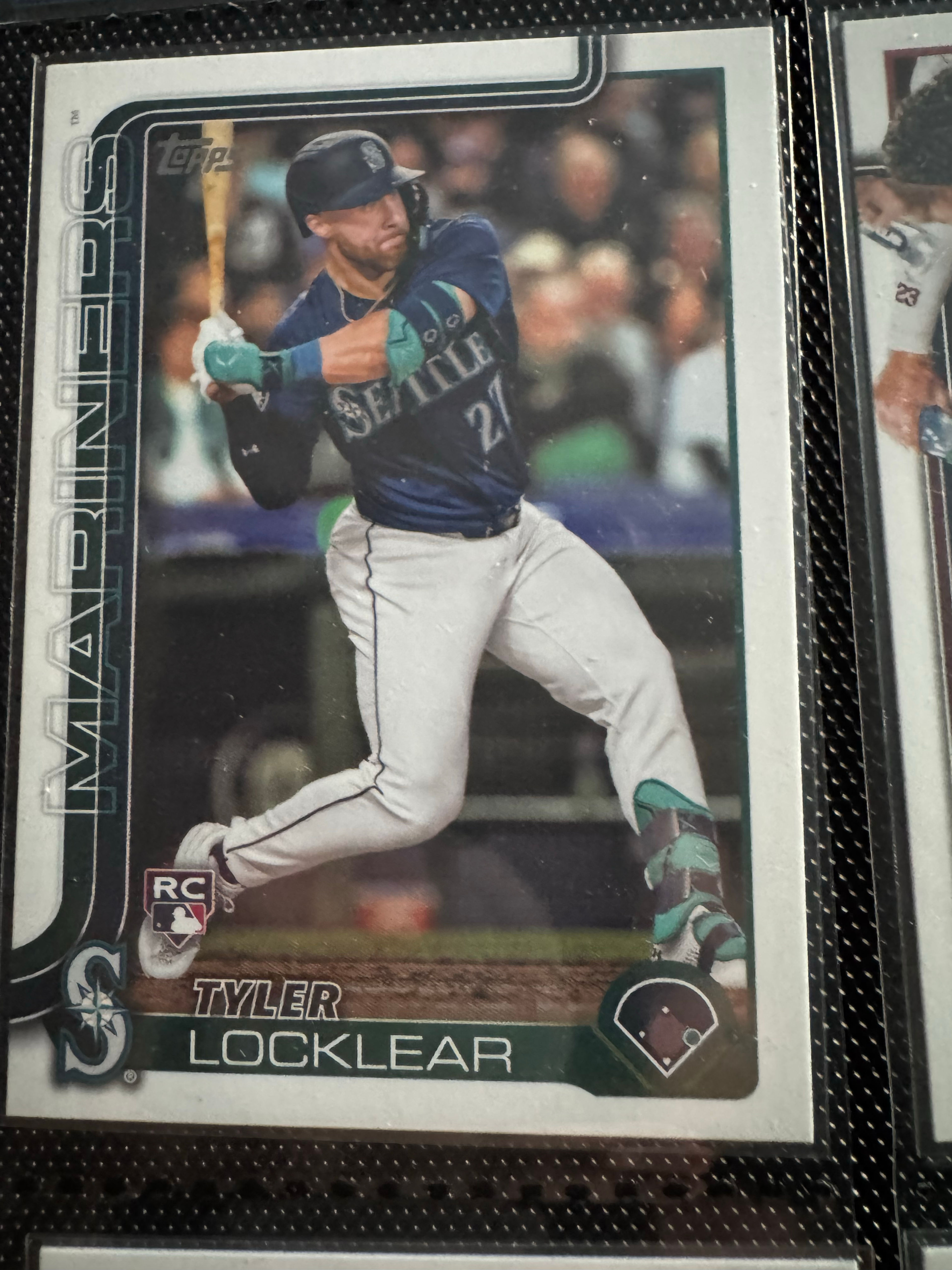 Tyler Locklear Rookie Baseball Card
