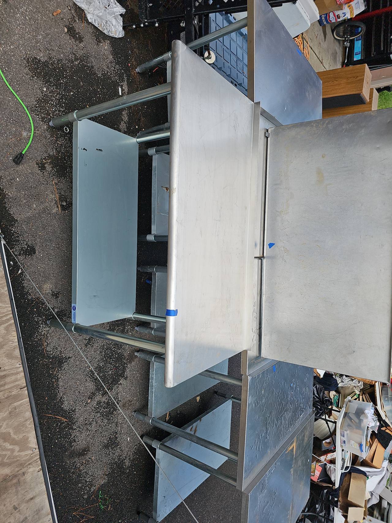 Regency Stainless Steel Commercial Work Table with Backsplash and Undershelf