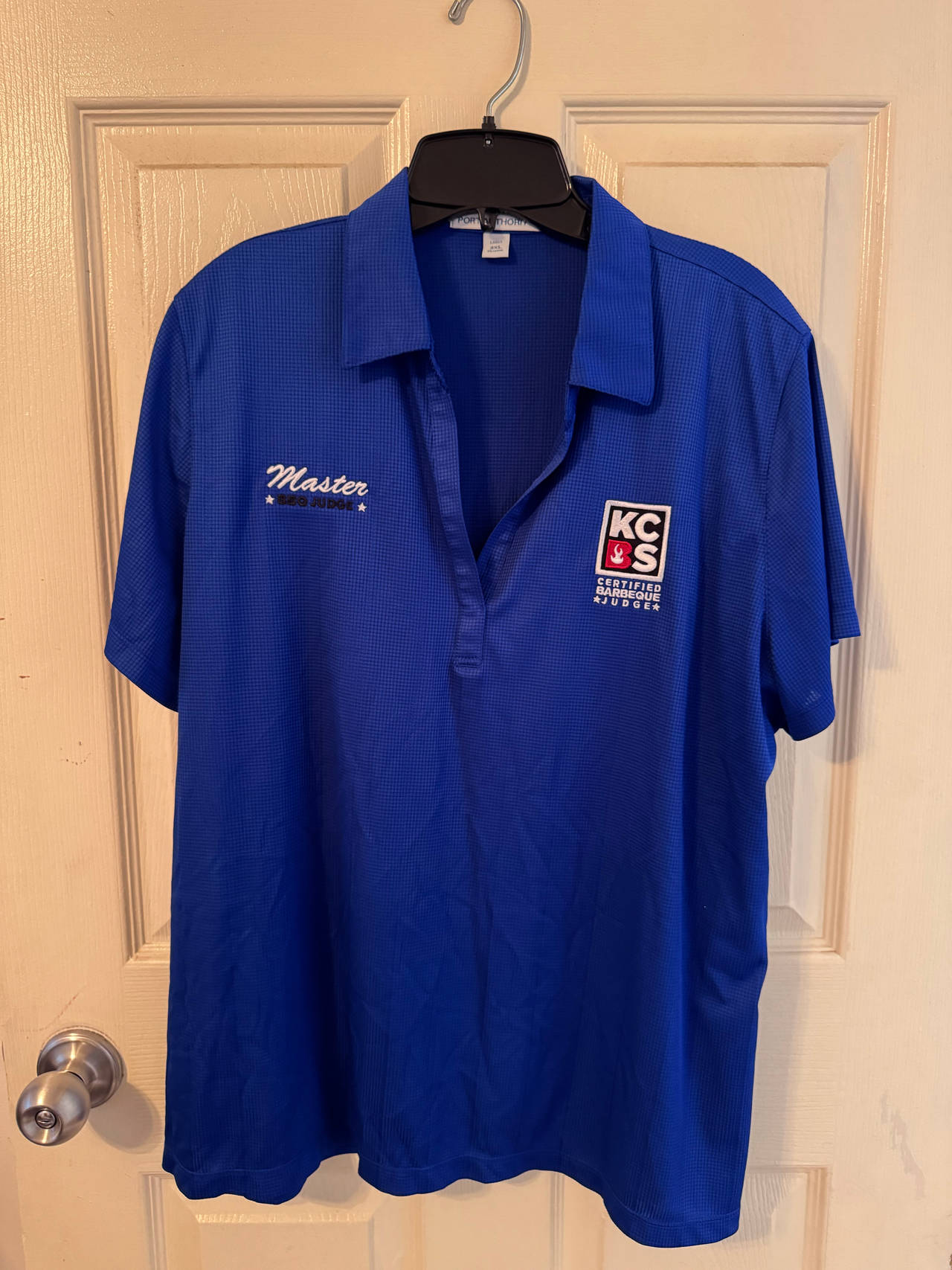 KCBS Certified Master BBQ Judge Polo 3XL