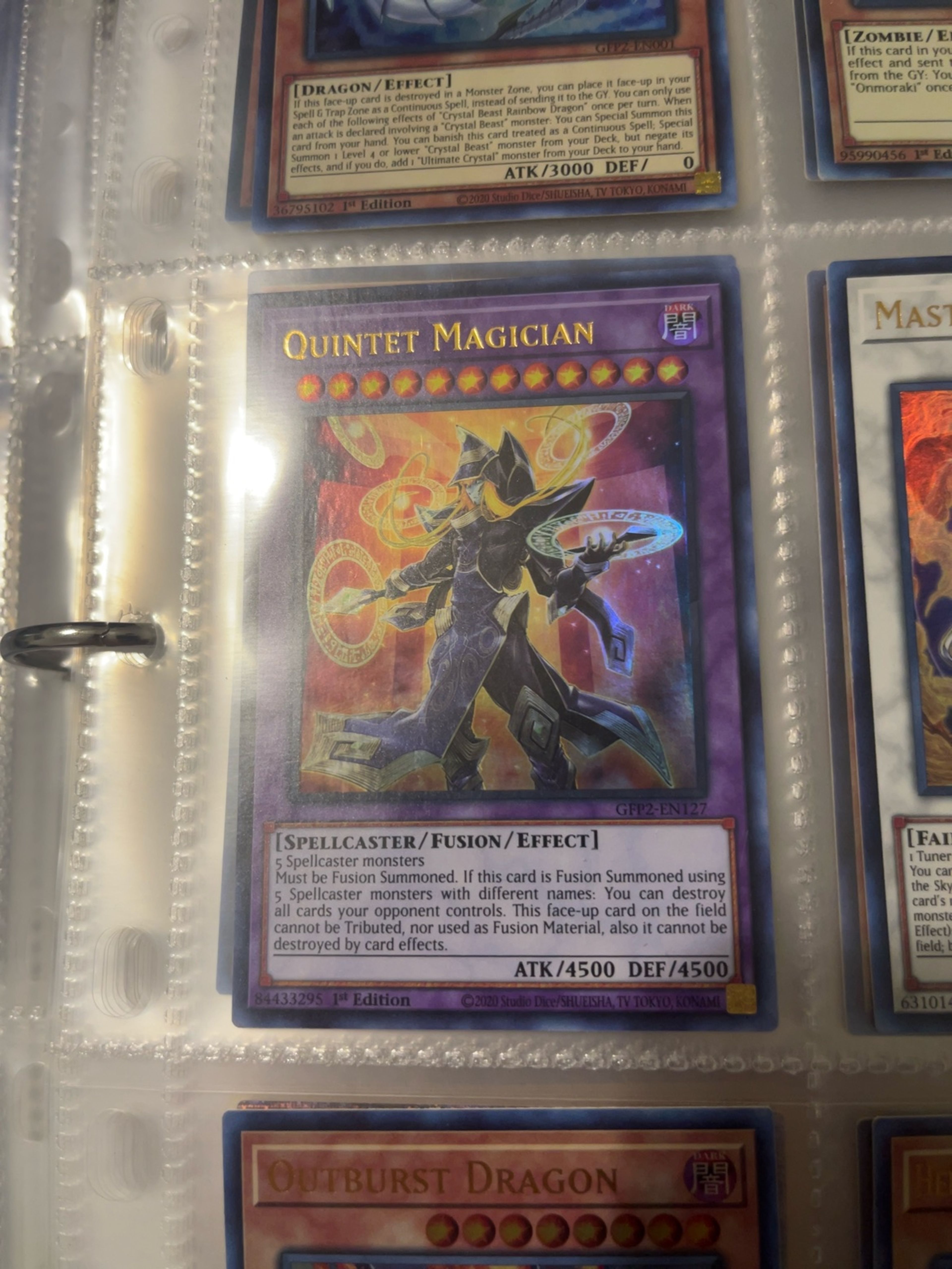 Yu-Gi-Oh! Quintet Magician Ultra Rare 1st Edition