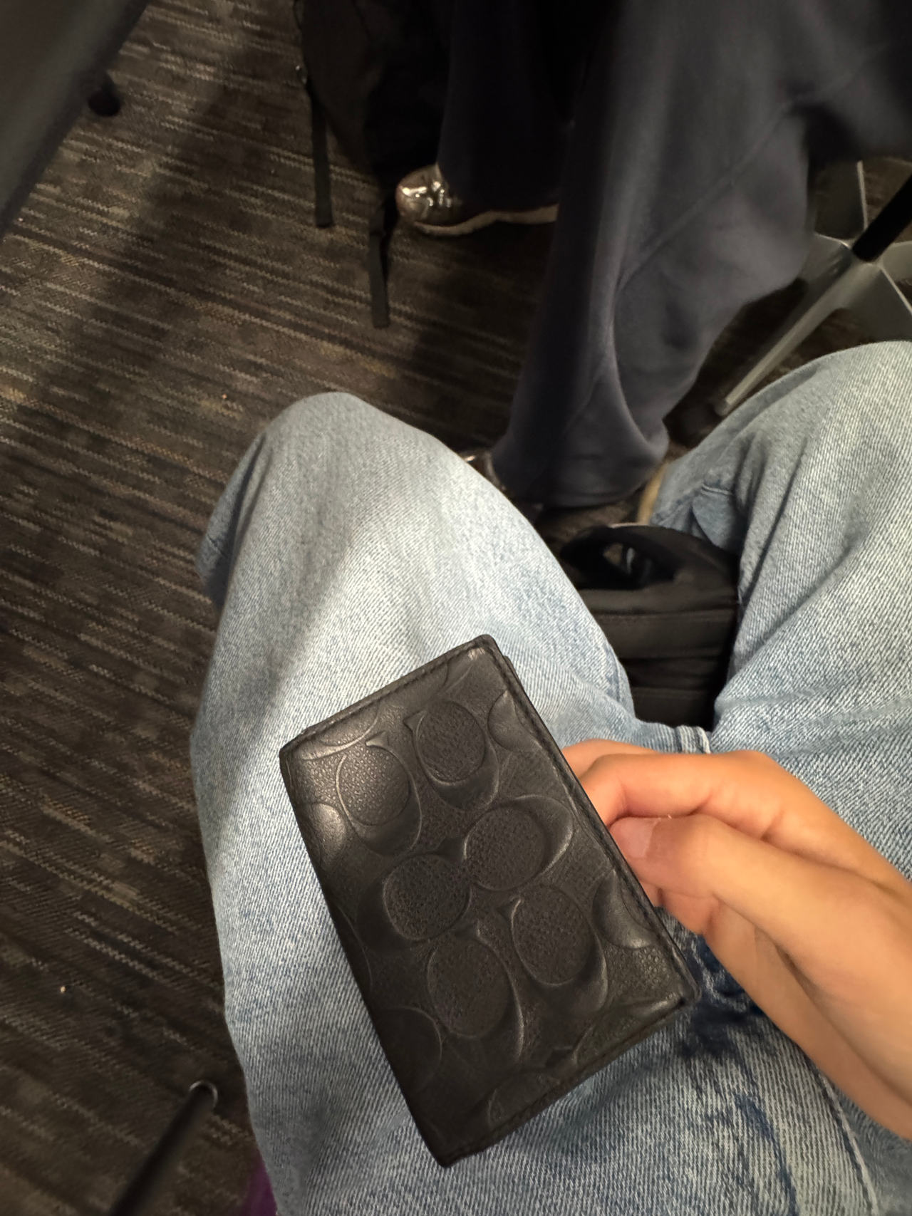 Coach Signature Leather Card Case