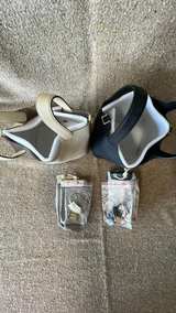 Set of 2 Faux Picotin Lock 18 Leather Bags - Black & Off-White - Image 7