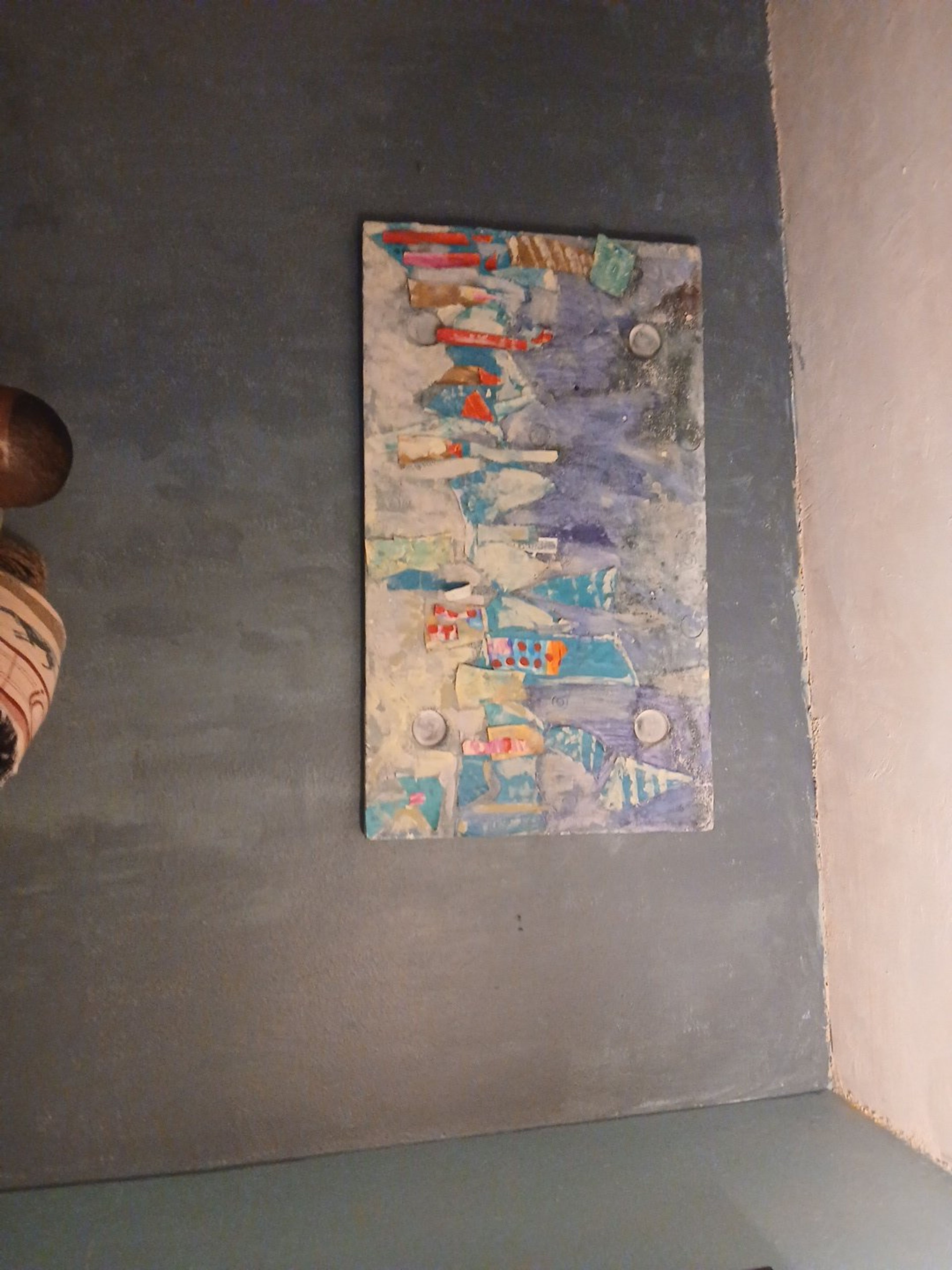 Abstract Mixed Media Wall Art