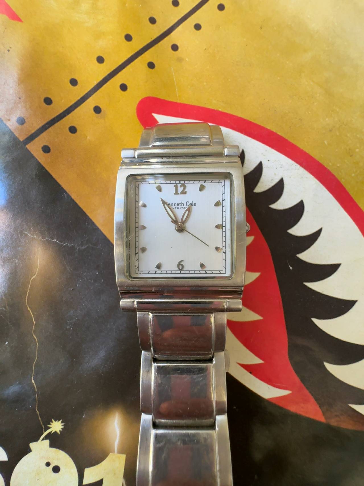 Kenneth Cole Silver Watch 25mm Stainless Steel