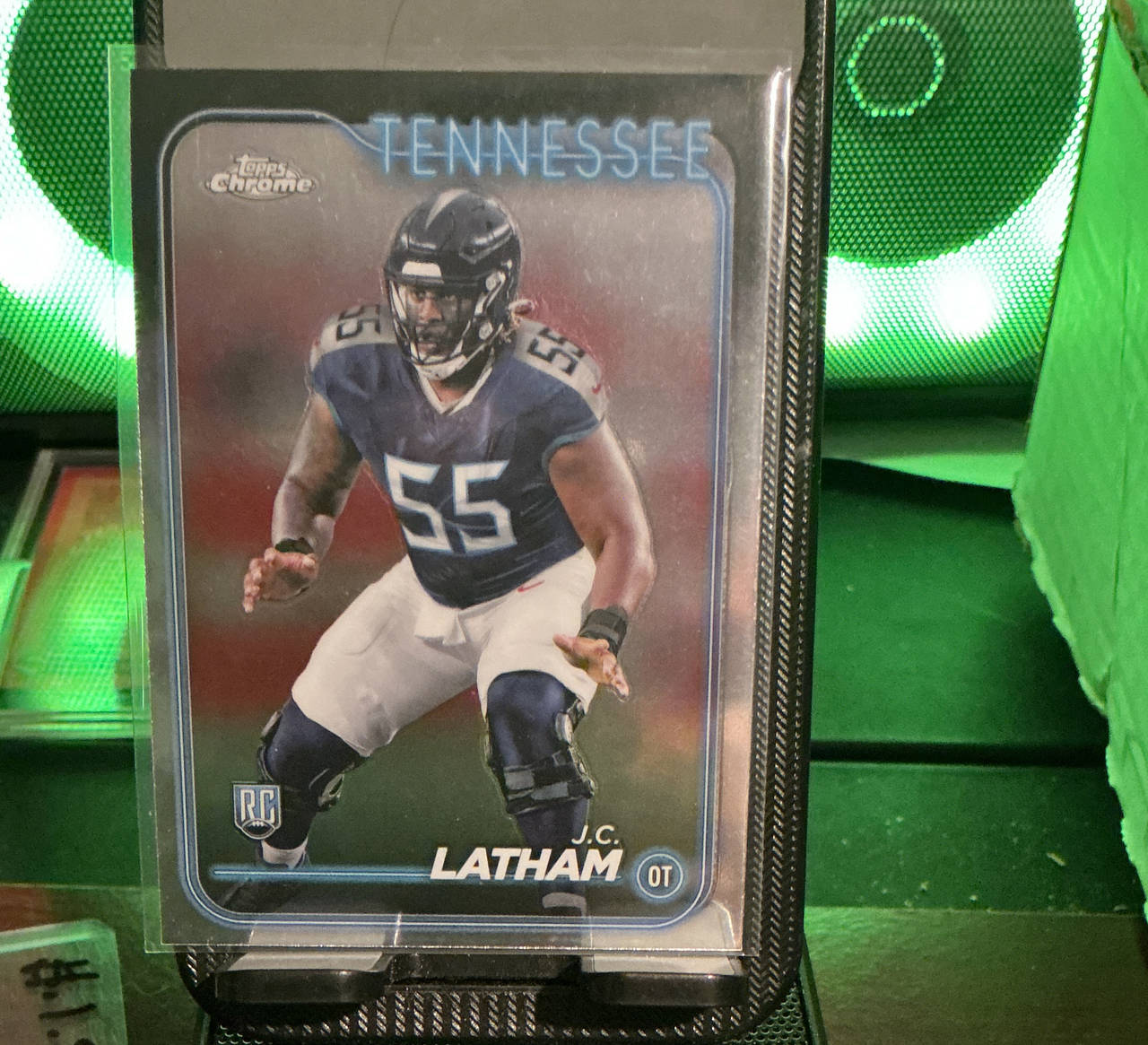 2024 Topps Chrome JC Latham Tennessee Rookie Card