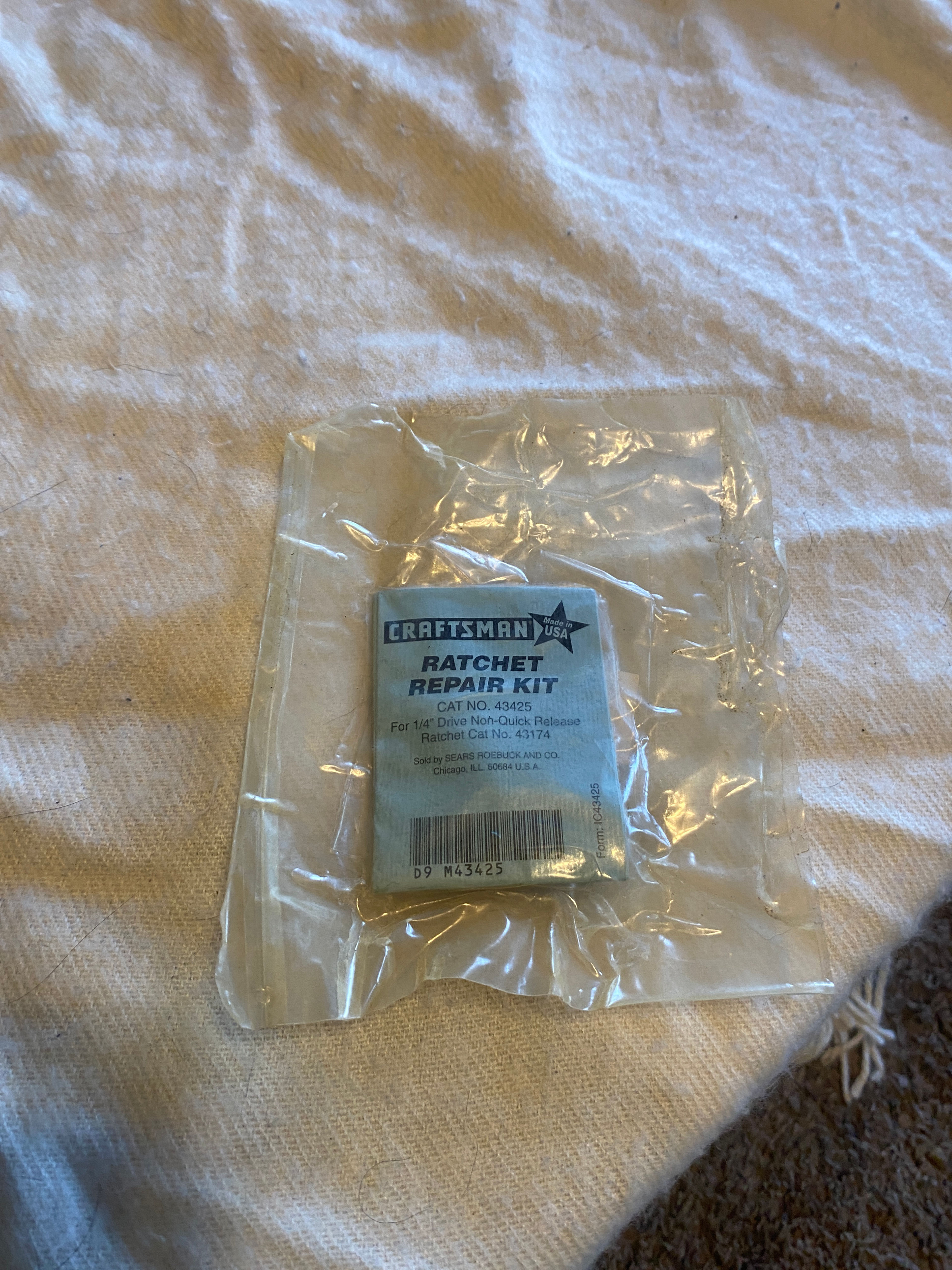 Craftsman 1/4" Drive Ratchet Repair Kit 43425