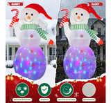 B&D 12FT Giant Christmas Inflatables Snowman Outdoor Decorations, Christmas Blow - Image 7