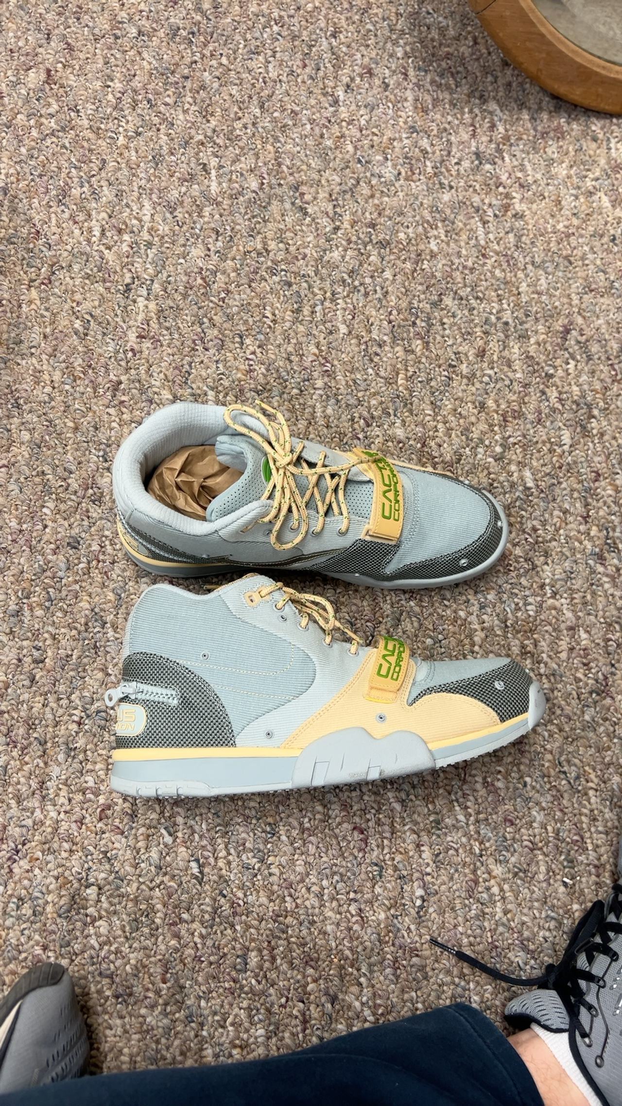 Size 12 Nike Air Trainer 1 Travis Scott Grey Haze