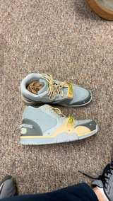 Size 12 Nike Air Trainer 1 Travis Scott Grey Haze - Image 1