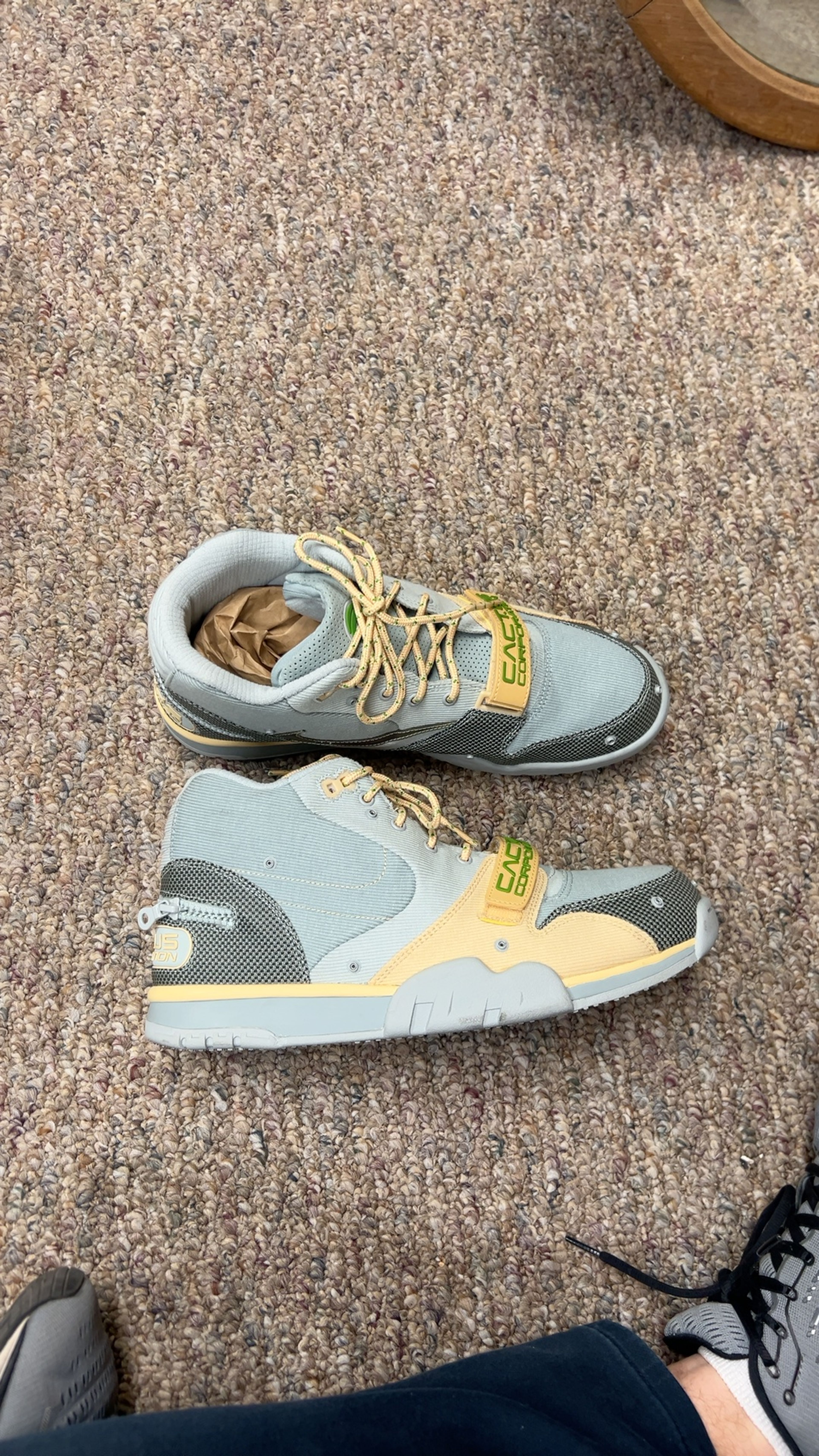 Size 12 Nike Air Trainer 1 Travis Scott Grey Haze