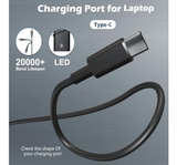 Dell 65W USB-C Laptop Charger (Black) 60W 65W USB Type C Power Adapter - Image 4