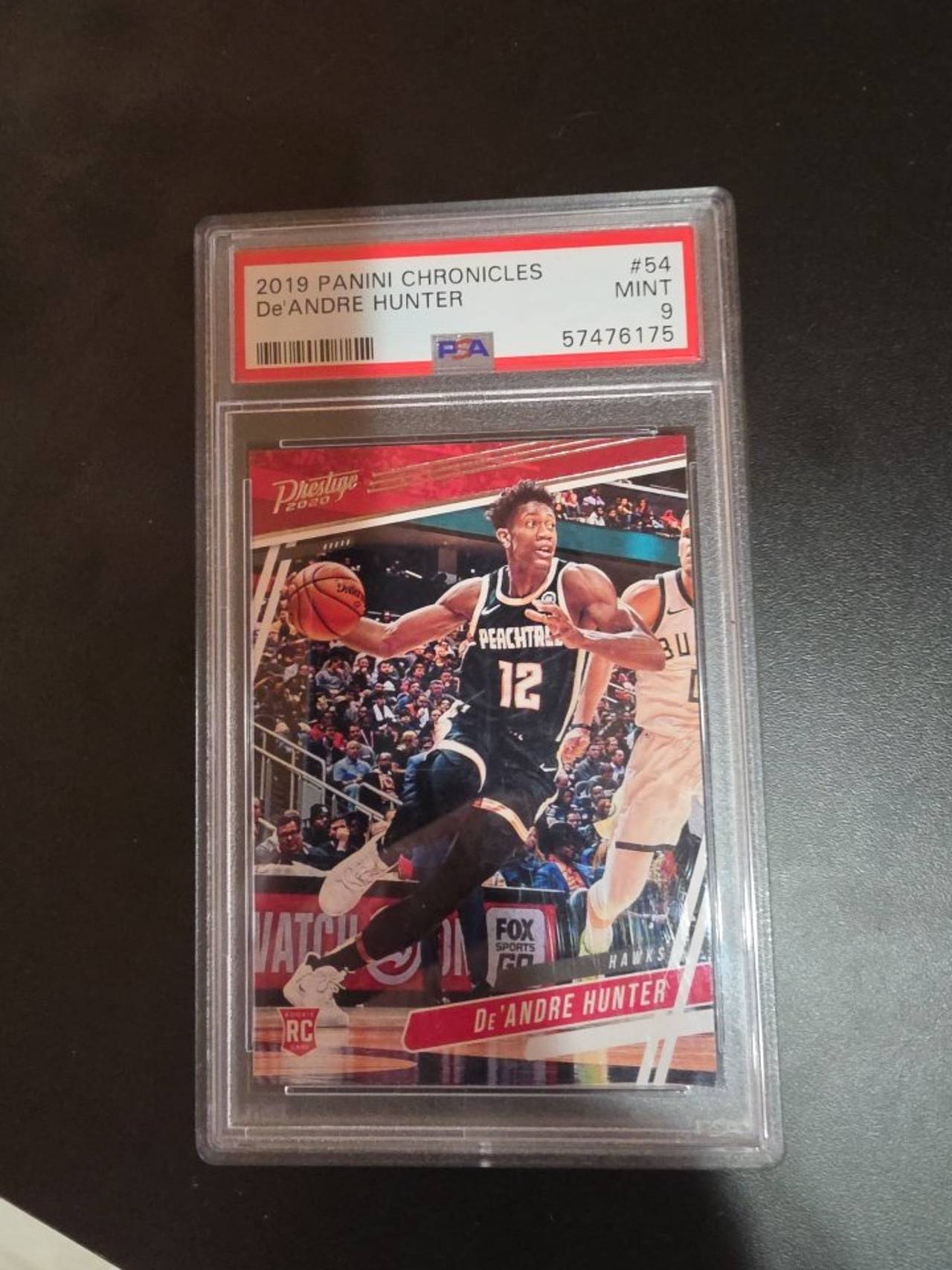 2019 Panini Chronicles De'Andre Hunter Prestige #54 PSA 9
