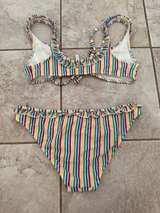 Solid & Striped Multicolor Striped Bikini Set
Top - XS. bottoms- M - Image 2