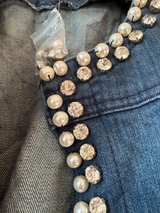 Joan Rivers Denim Jacket with Bling 2X - Image 2