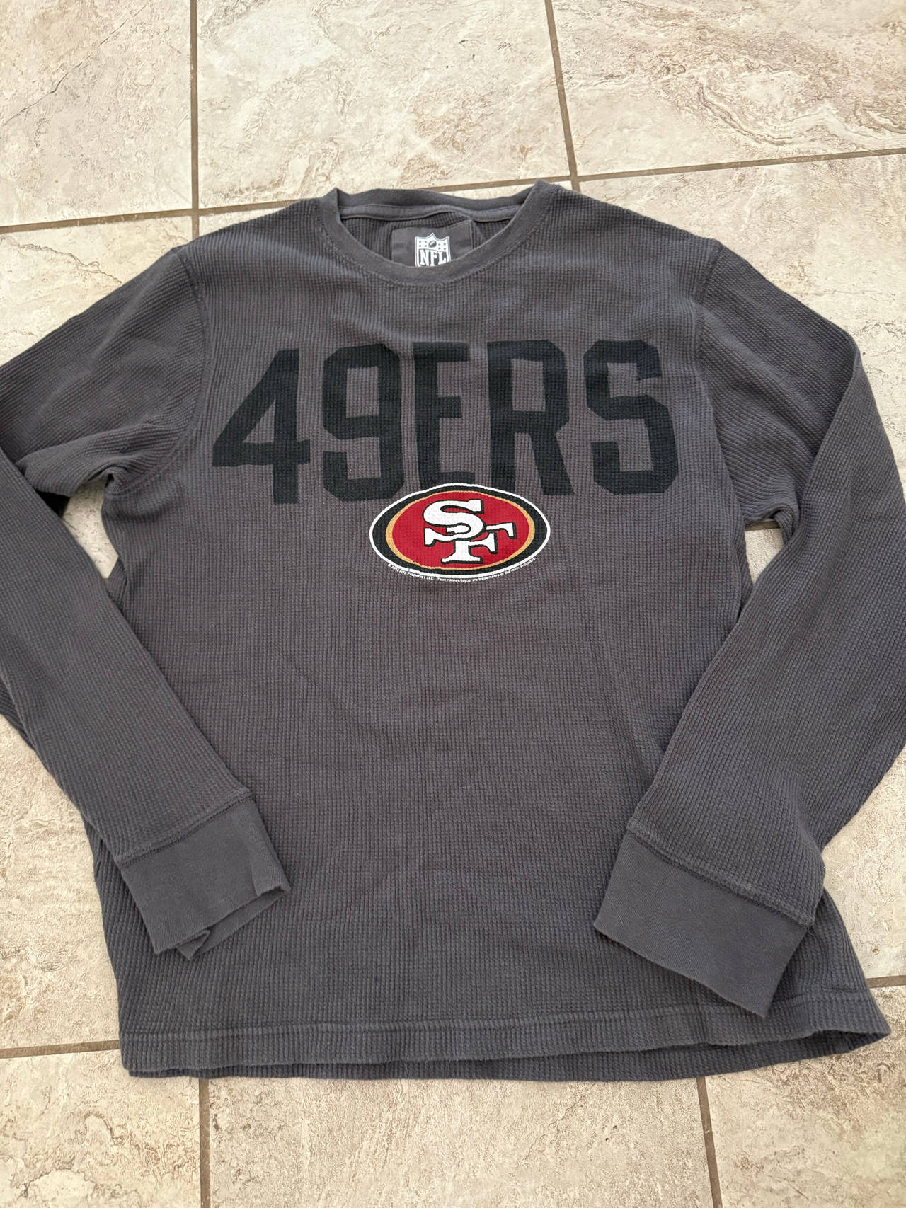NFL San Francisco 49ers Waffle Knit Thermal Shirt