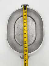 Vintage Guardian Service Hammered Aluminum Oval Serving Tray Platter Lid 13” - Image 5